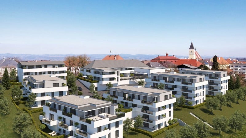 Visualisierung - Wohnhausanlage in Strengberg © Simader GmbH