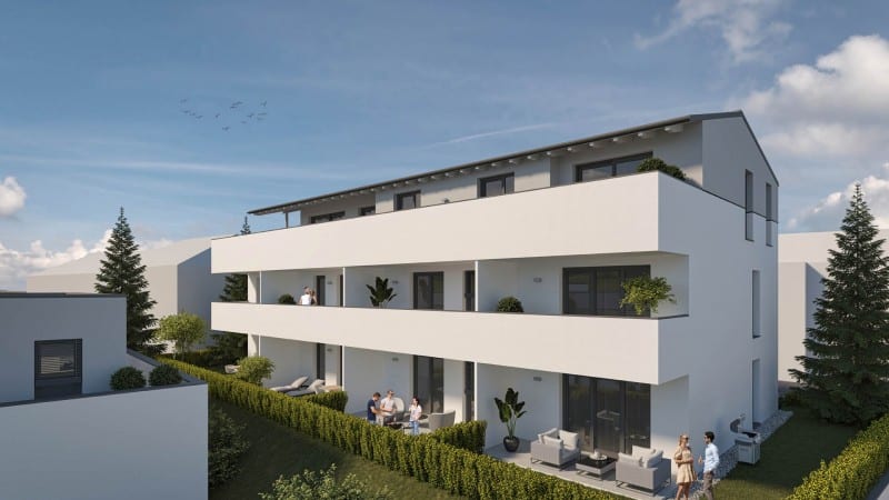 Visualisierung - Wohnhausanlage in Strengberg © Simader GmbH