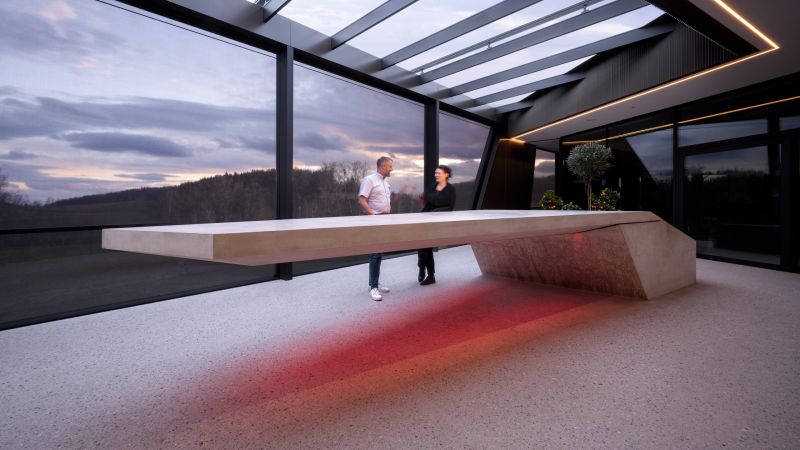 Betontisch Sonnenschutz Rainer © MW Architekturfotografie