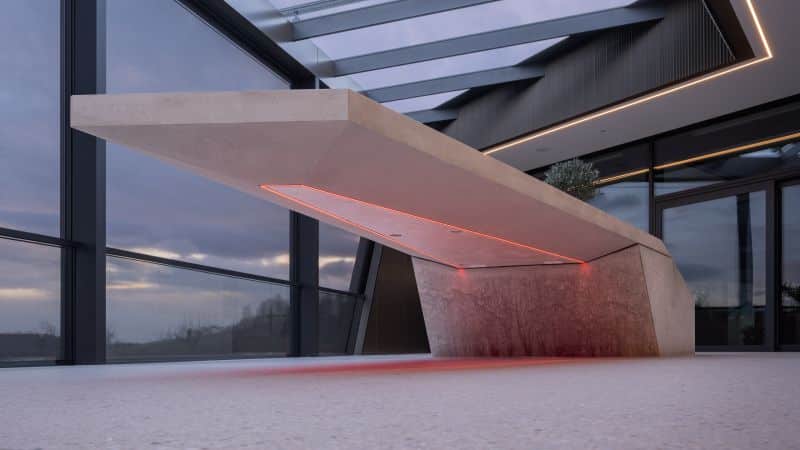 Betontisch Sonnenschutz Rainer © MW Architekturfotografie